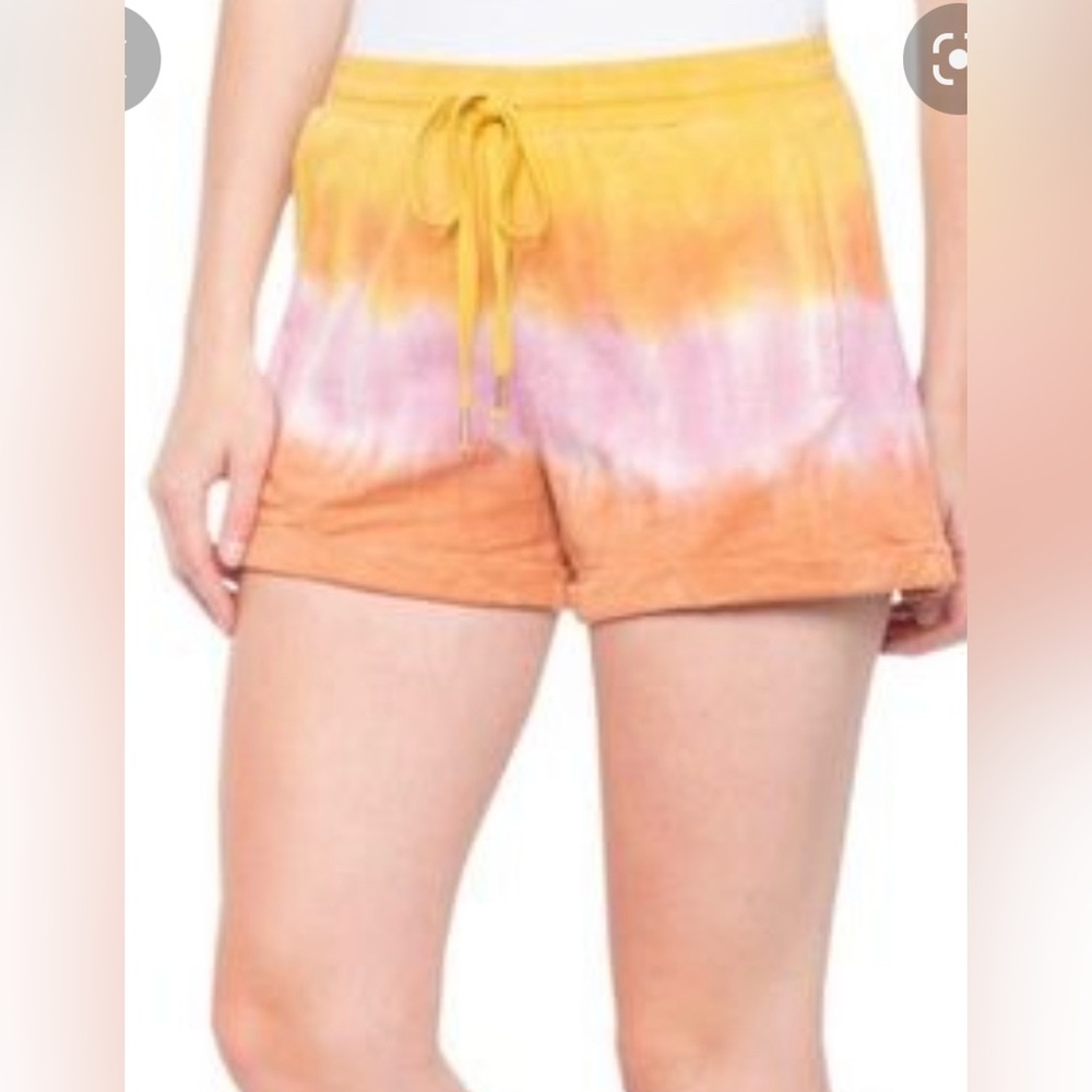 YOUNG FABULOUS AND BROKE PARKER TIE DYE SHORTS MEDIUM
